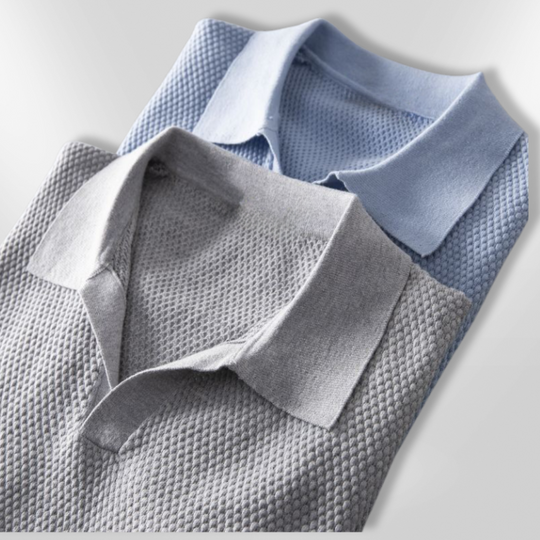 Herre Polo T-skjorte Moderne Pustende Mesh 5