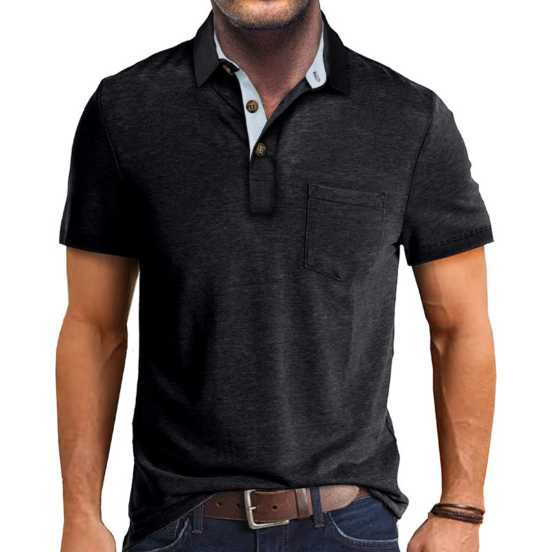 Herre Poloshirt Klassisk Stil 100% Bomull 0