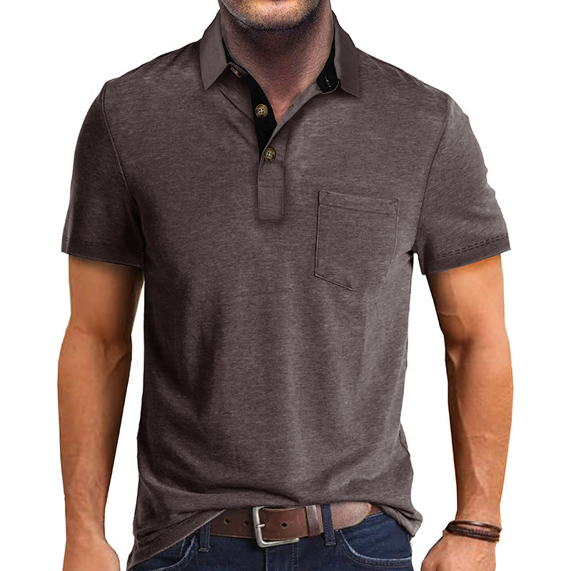 Herre Poloshirt Klassisk Stil 100% Bomull 10