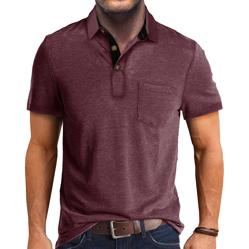 Herre Poloshirt Klassisk Stil 100% Bomull 13