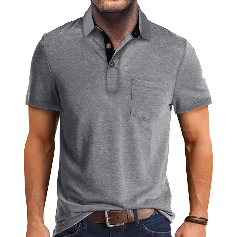 Herre Poloshirt Klassisk Stil 100% Bomull 2