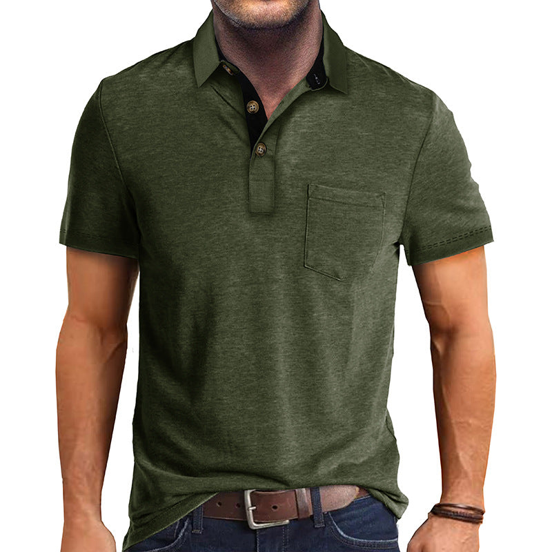 Herre Poloshirt Klassisk Stil 100% Bomull 8