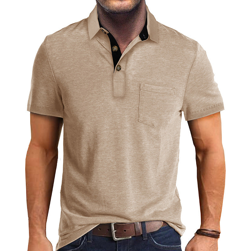 Herre Poloshirt Klassisk Stil 100% Bomull 9