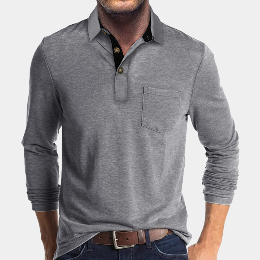 Herre Poloshirt Trendy Casual 4