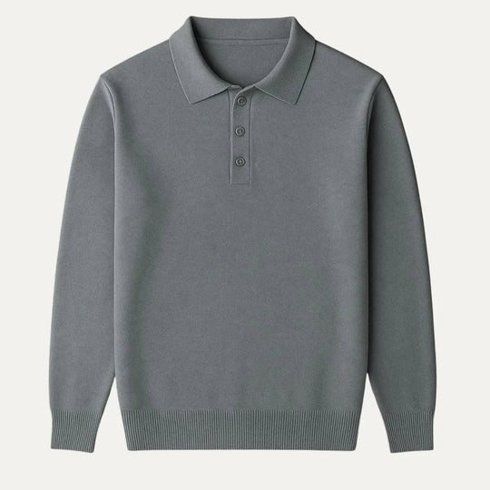 Herre Poloskjorte Klassisk Stil 3