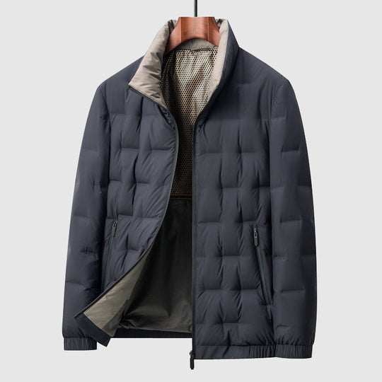 Herre Quilted Jakke Vannavstøtende Vindbeskyttende 2