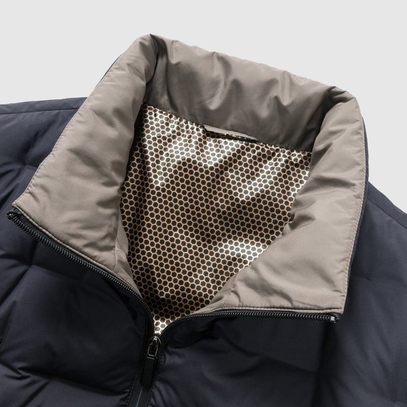 Herre Quilted Jakke Vannavstøtende Vindbeskyttende 4
