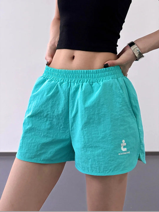 Herre Shorts Elastisk Midje Bomull Lin 6