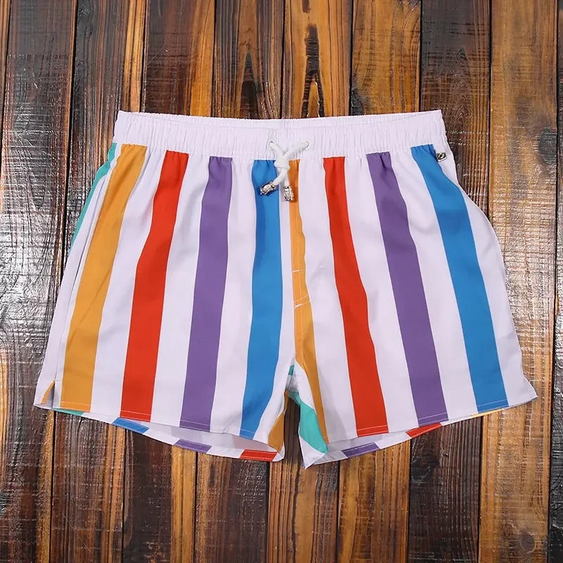 Herre Shorts med Stripete Design 1