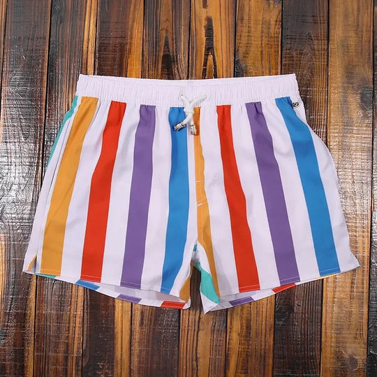 Herre Shorts med Stripete Design 1