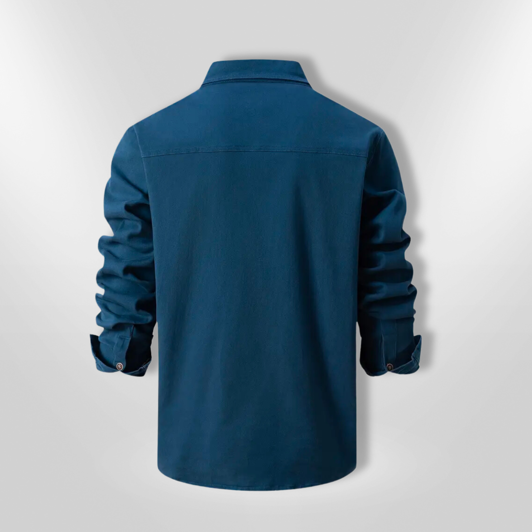 Herre Skjorte Slim Fit 100% Bomull 2