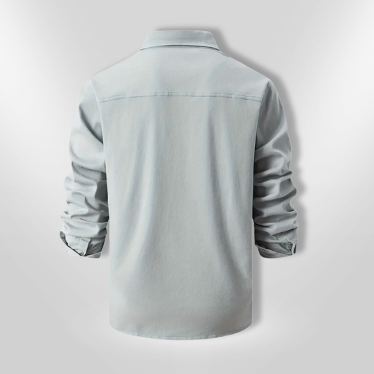 Herre Skjorte Slim Fit 100% Bomull 7