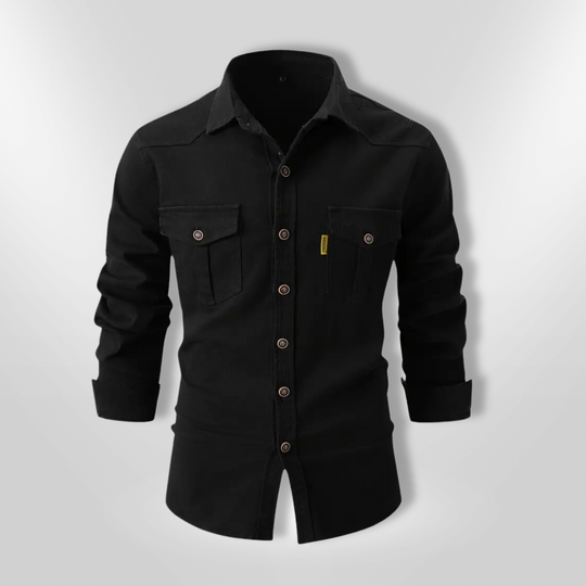 Herre Skjorte Slim Fit 100% Bomull 9