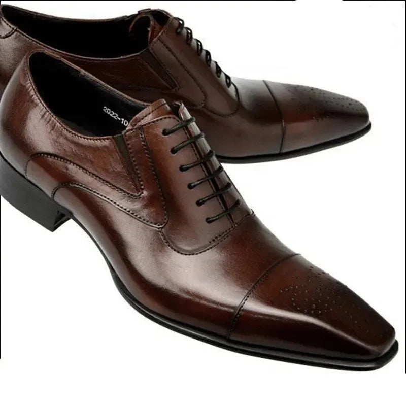 Herre Sko Oxford Lisse Opp Britisk Stil Casual 0