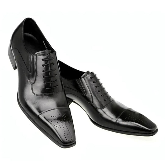 Herre Sko Oxford Lisse Opp Britisk Stil Casual 6
