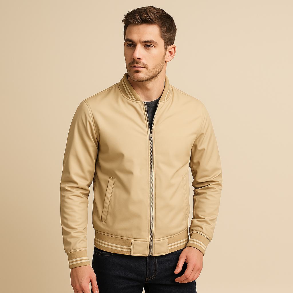 Herre Sommerjakke Sporty Stil 3