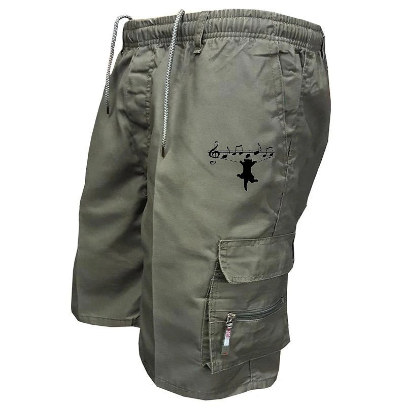 Herre Sommershorts med Funksjonelle Lommer 0
