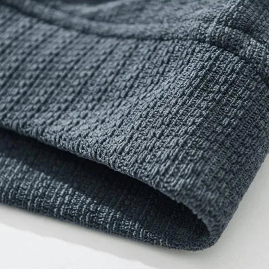 Herre Strikket Cardigan med Tekstur 4