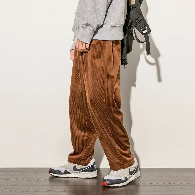 Herre Sweatpants Corduroy Komfortabel 1