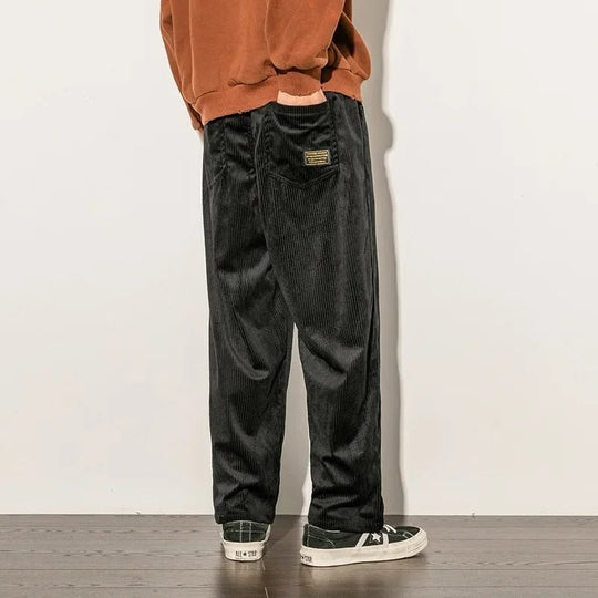 Herre Sweatpants Corduroy Komfortabel 3