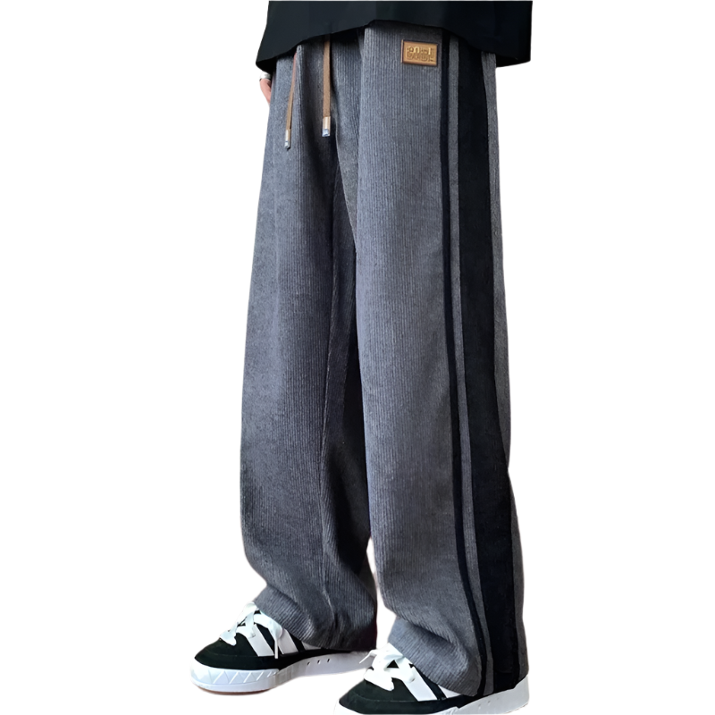 Herre Sweatpants Oversized Corduroy 0