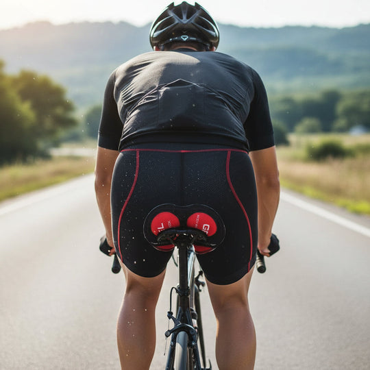 Herre Sykkelshorts med Gelpolstring Ergonomisk Design 0