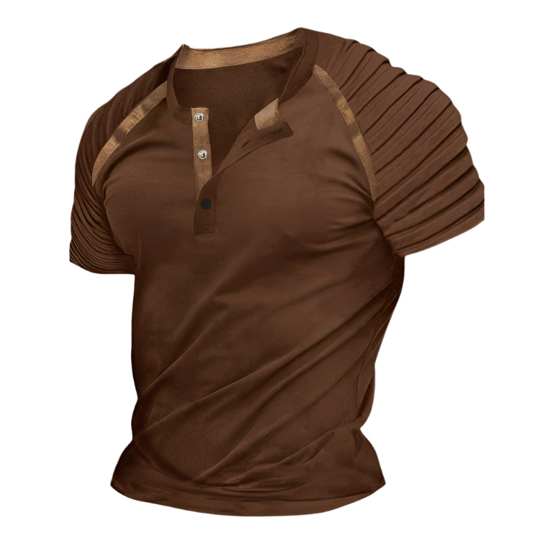 Herre T-skjorte Casual Stripete Polyester 0