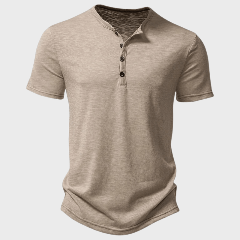 Herre T-skjorte Klassisk Design Lett Bomull 3