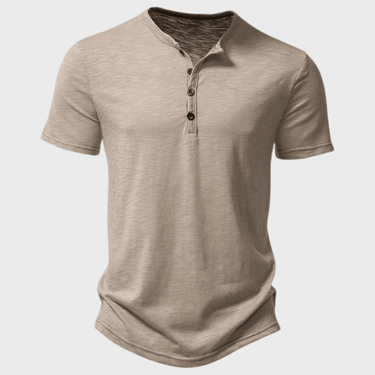 Herre T-skjorte Klassisk Design Lett Bomull 3