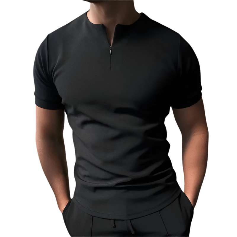 Herre T-skjorte Komfortabel Enkel Design Polyester 0