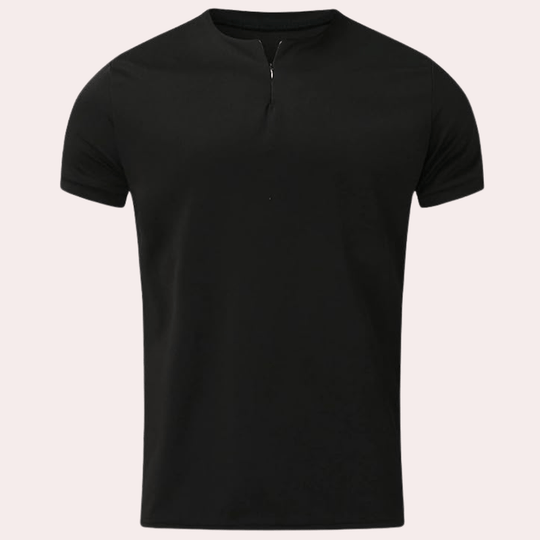 Herre T-skjorte Komfortabel Enkel Design Polyester 3