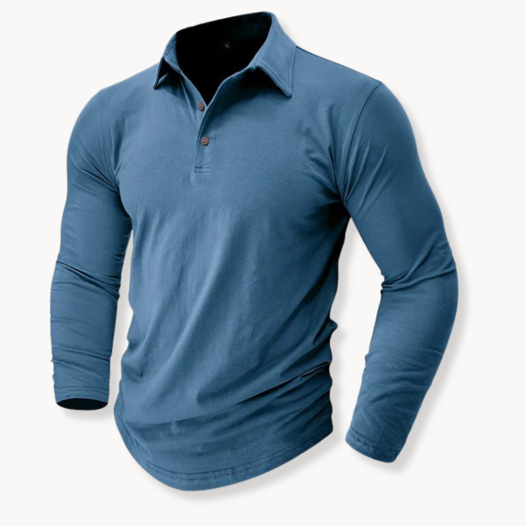 Herre T-skjorte Polo Casual Stil Komfortabel Passform 5