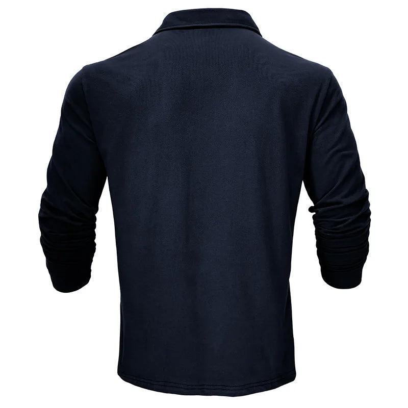 Herre T-skjorte Polo Casual Stil Komfortabel Passform 7