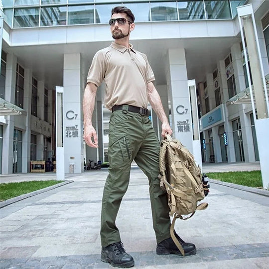 Herre Tactical Cargo Bukser Funksjonell 1