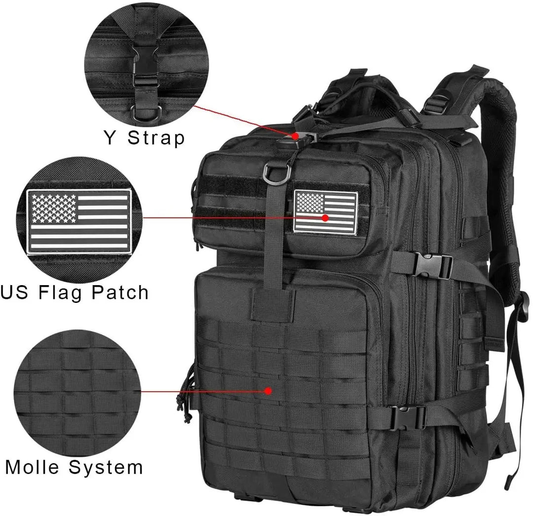 Herre Tactical Ryggsekk 50L for Utendørsbruk 1