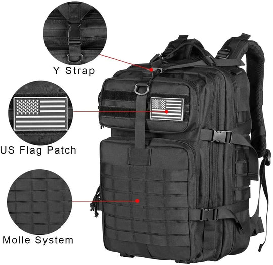 Herre Tactical Ryggsekk 50L for Utendørsbruk 1