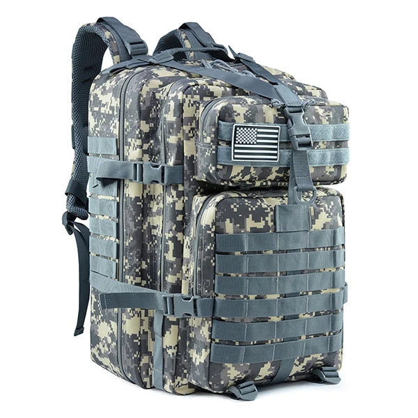 Herre Tactical Ryggsekk 50L for Utendørsbruk 9