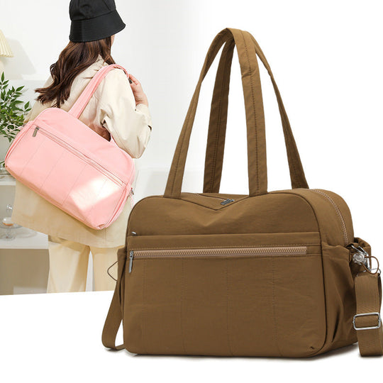 Herre Tote Bag Multi-Pocket Allsidig Design 1