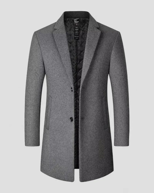 Herre Trenchcoat Smart Casual Stil 1