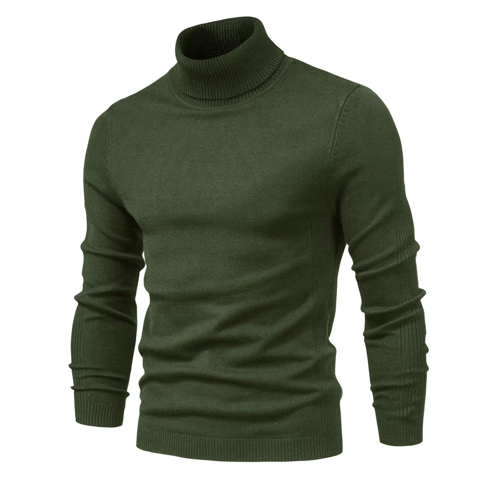 Herre Turtleneck Genser Klassisk Stil 10