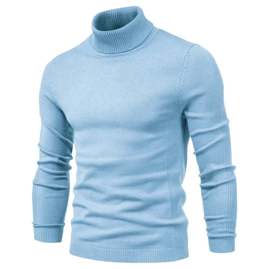 Herre Turtleneck Genser Klassisk Stil 11