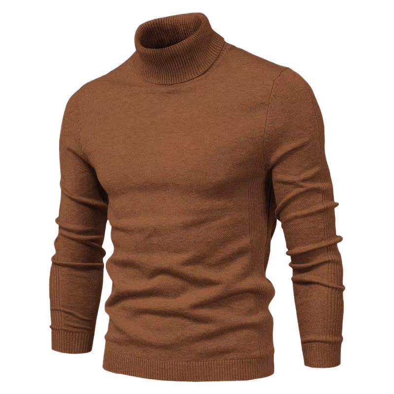 Herre Turtleneck Genser Klassisk Stil 12