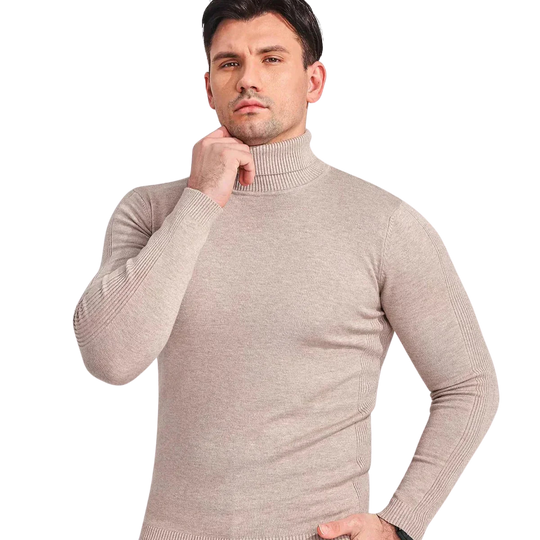 Herre Turtleneck Genser Klassisk Stil 2