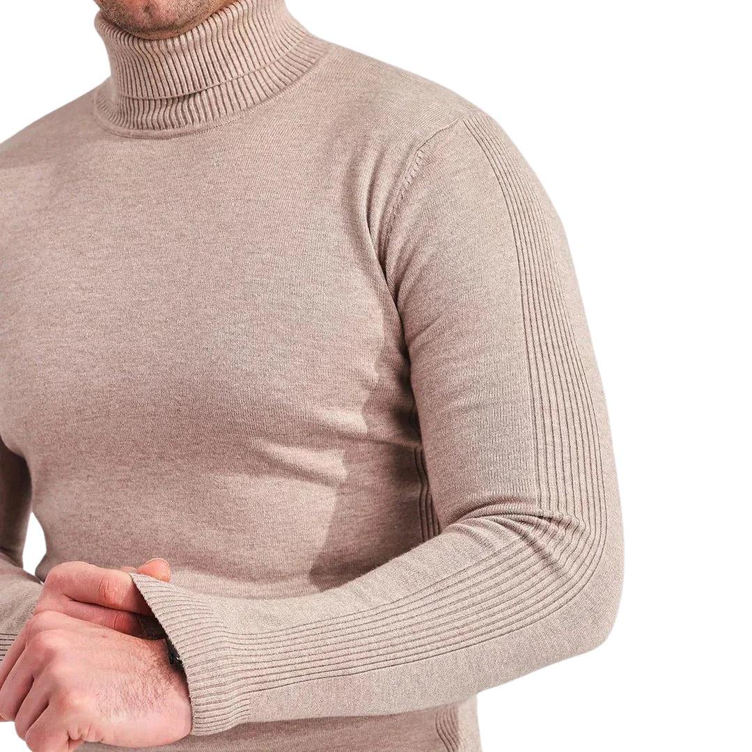 Herre Turtleneck Genser Klassisk Stil 3