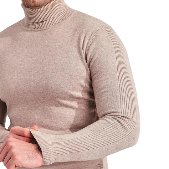 Herre Turtleneck Genser Klassisk Stil 3