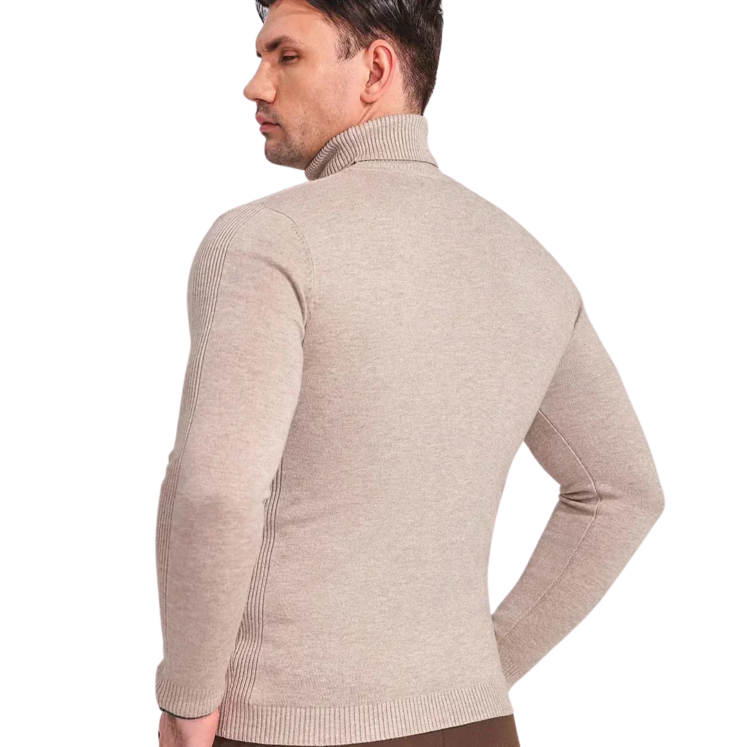 Herre Turtleneck Genser Klassisk Stil 5