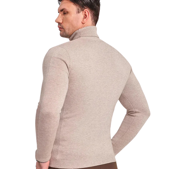 Herre Turtleneck Genser Klassisk Stil 5