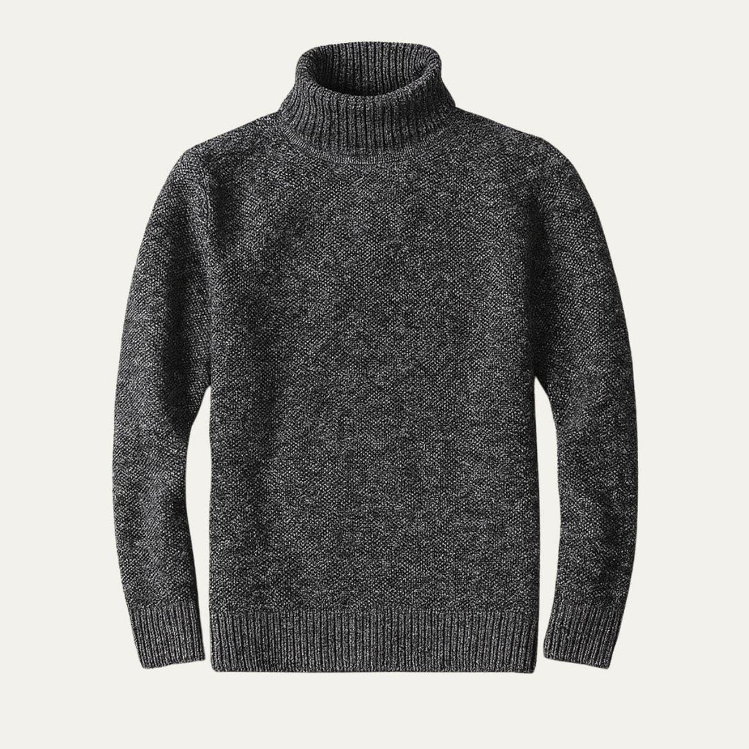 Herre Ullgenser Turtleneck Klassisk Strikkegenser 2