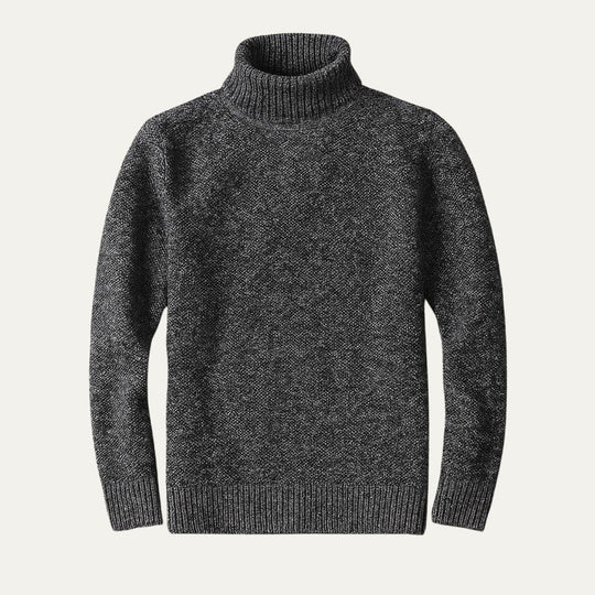 Herre Ullgenser Turtleneck Klassisk Strikkegenser 2