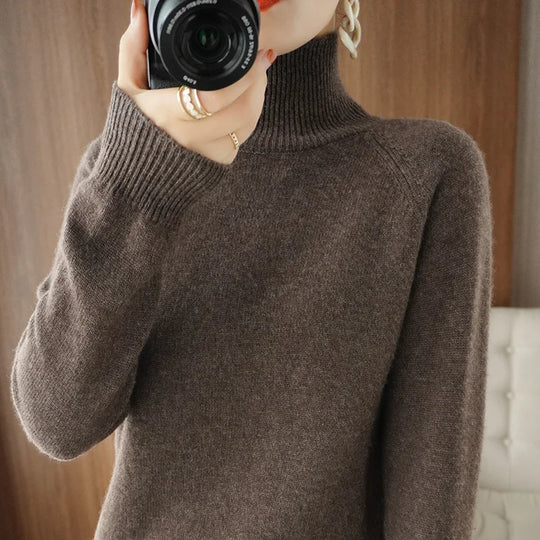 Herre Ullgenser Turtleneck Merino Ull Langermet Myk 7